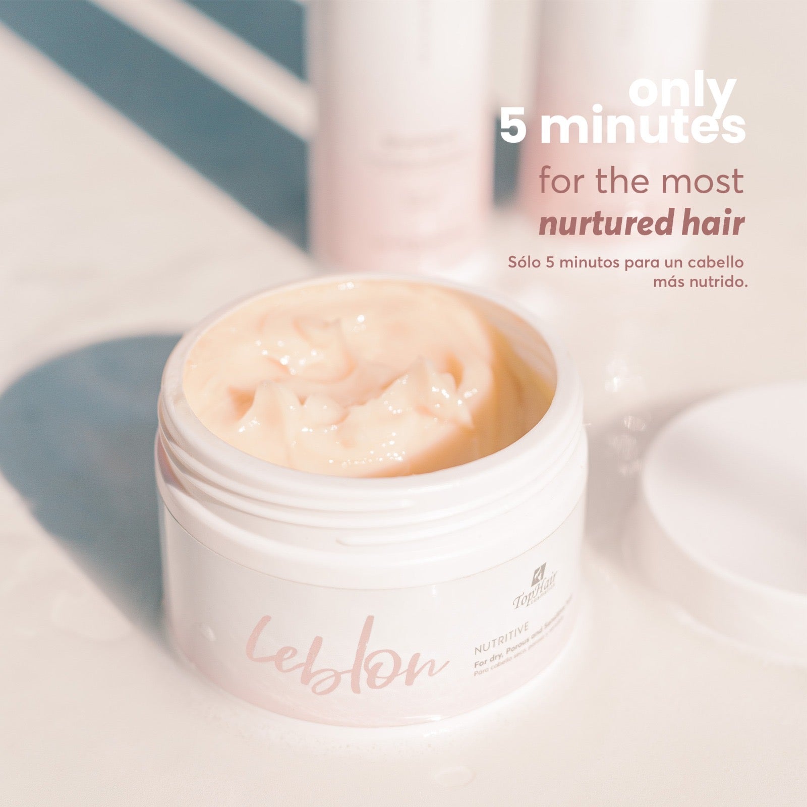Een set bestaande uit shampoo, conditioner en haarmasker. - tophaircosmatic