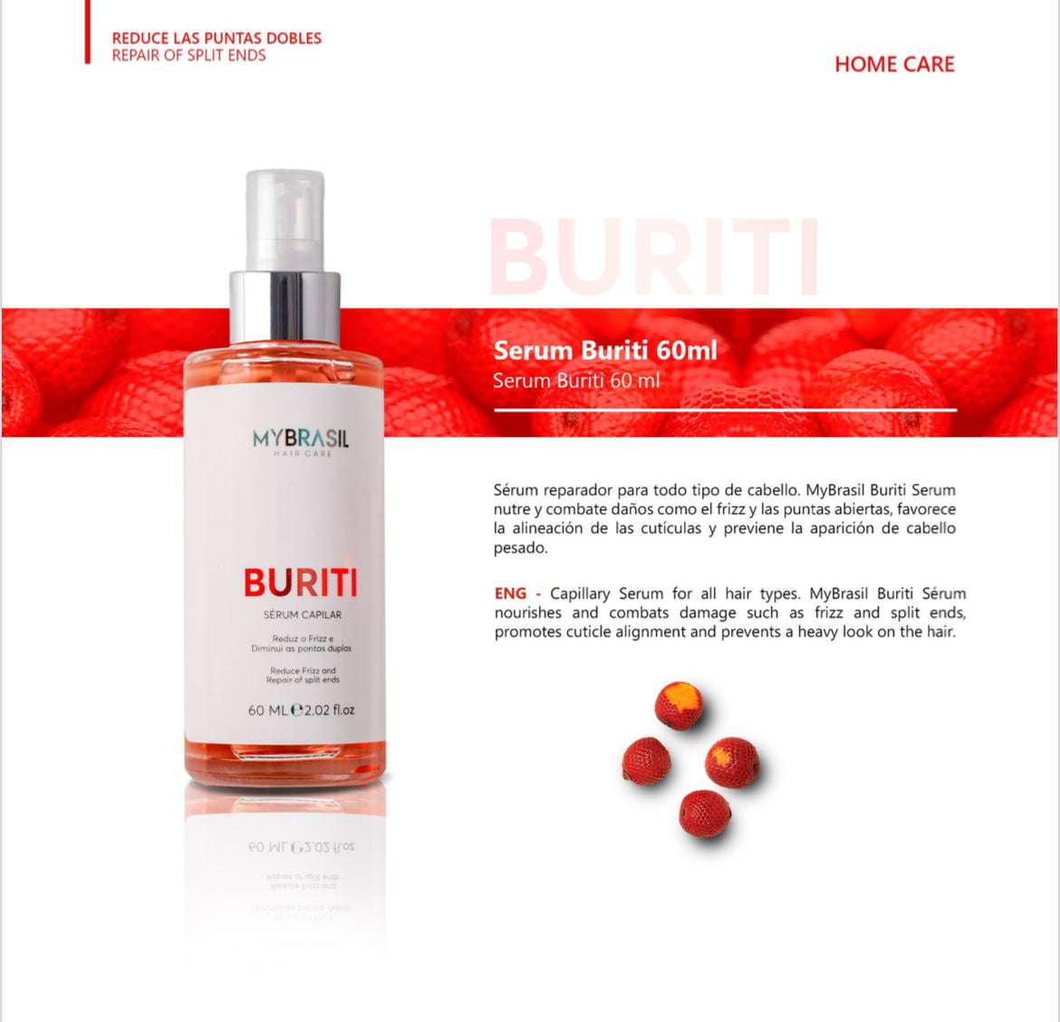 Serums Buriti 60ml - tophaircosmatic