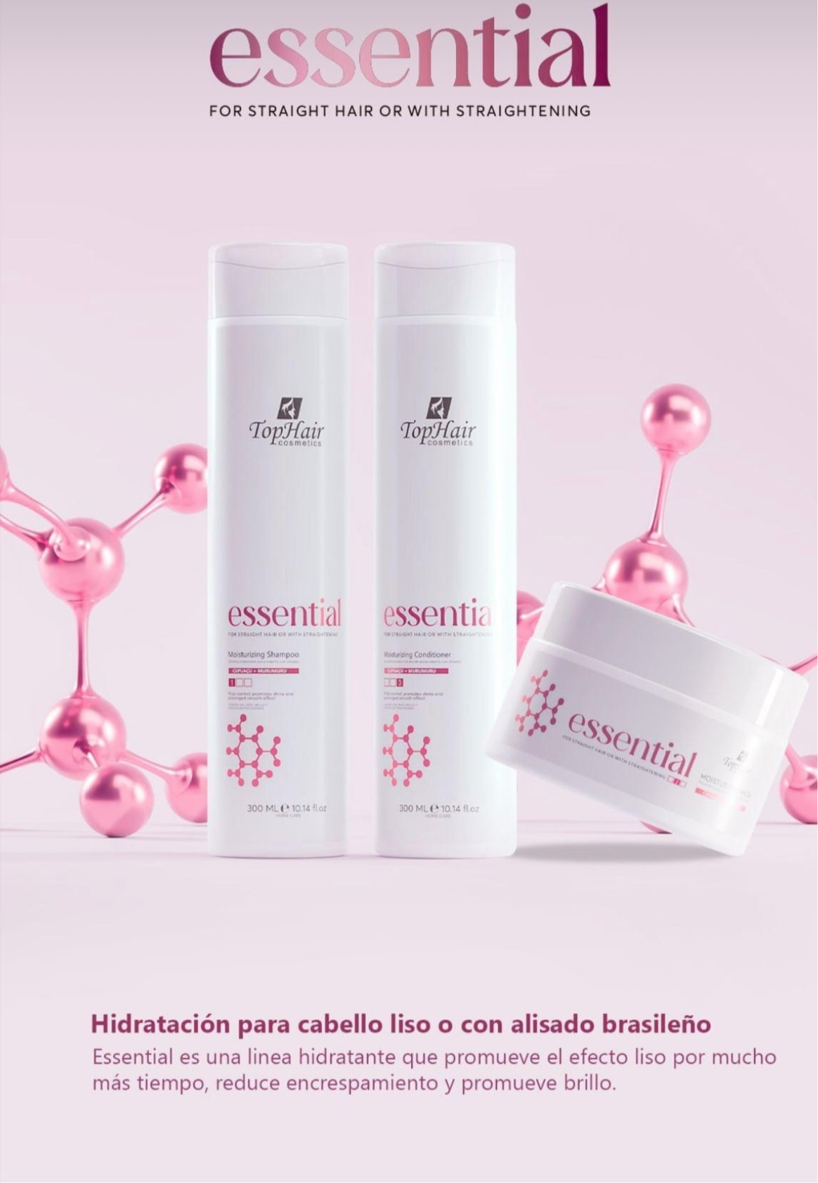 Essential shampoo en conditioner en Masker - tophaircosmatic