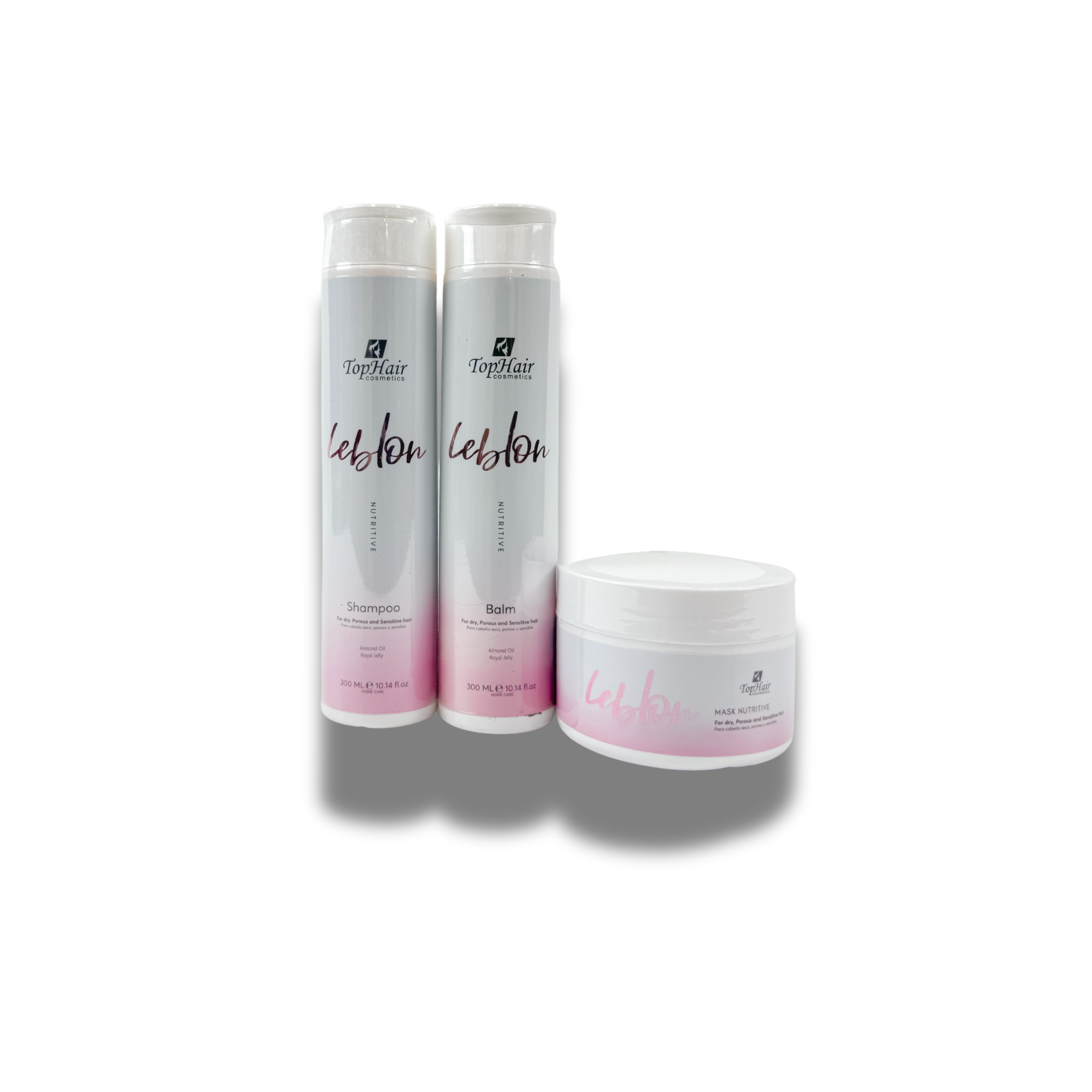 leblon shampoo, conditioner en haarmasker pakket